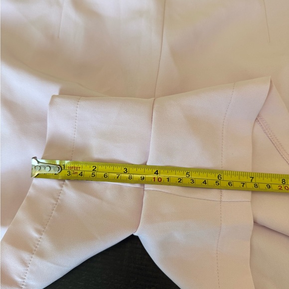 Express High Rise Tailored Shorts Blush Pink Size 10 - Picture 10 of 13